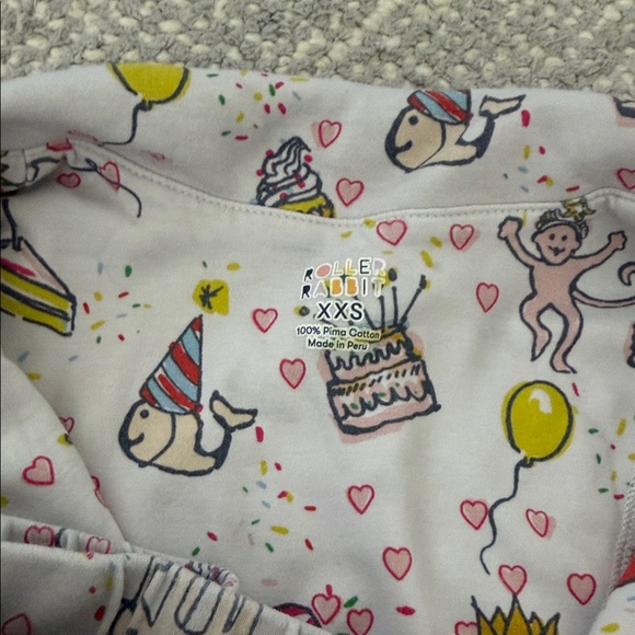 Roller Rabbit Birthday PJ - Picture 2 of 3